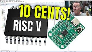 EEVblog 1524 - The 10 CENT RISC V Processor! CH32V003