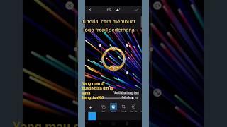 CARA MEMBUAT LOGO FROPIL TIKTOK #tutorialtiktok #logotiktok