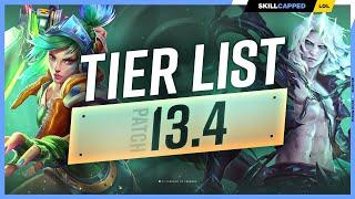 NEW TIER LIST for PATCH 13.4: HUGE Changes! - SEASON 13