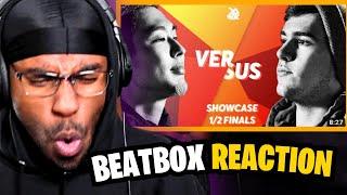 BATACO vs CODFISH | Grand Beatbox SHOWCASE Battle 2018 | SEMI FINAL (REACTION)