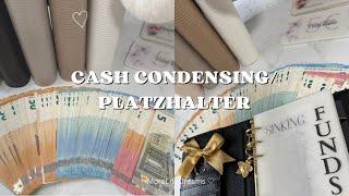 Erstes Cash Condensing 2025 | Bargeld gegen Platzhalter tauschen | Umschlagmethode 🩷