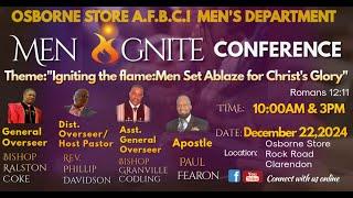 OSBORNE STORE A.F.B.C.I MEN'S CONFERENCE SERVICE