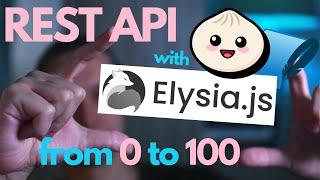 Building REST API with ElysiaJS, Bun and SQLite - step-by-step tutorial with the source code