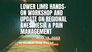 Upper Limb Hands-on Workshop and Update on Regional Anesthesia & Pain Management