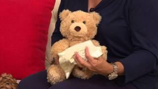 Peek-a-Boo Bear Interactive Huggable Plush by Gund with Stacey Stauffer