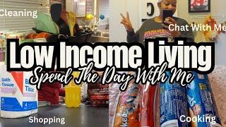 LOW INCOME LIVING/ REALISTIC SPEND THE DAY WITH ME 2024/DonniceDale'sLivingSpace