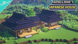 How to Build a Simple JAPANESE HOUSE [Minecraft Tutorial]