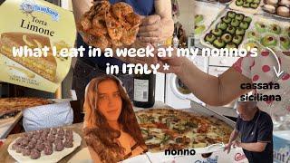 What I eat in a week at my nonno's in ITALY*