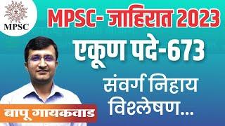 MPSC Notification 2023 | MPSC राजपत्रित सेवा 2023 | जाहिरात | MPSC New Update | By Bapu Gaikwad.