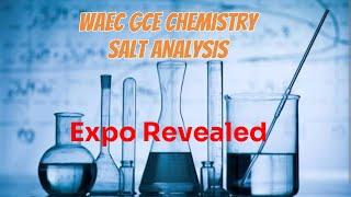 WAEC GCE Chemistry Practicals 2024 Expo Revealed.