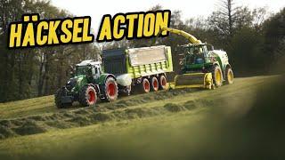 Action beim ersten Schnitt - John Deere 8600i unterwegs in der Nordeifel | 4K | Grabofarming