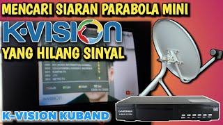 Mencari siaran parabola mini k-vision yang hilang sinyal