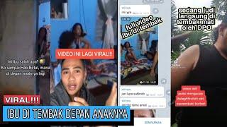 Viral Di Tiktok!! P3N3MBAKAN WANITA DI DEPAN ANAK DAN IBUNYA