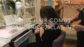 Large Hair Combs #bridezillas