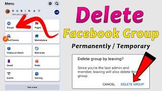 How to Delete Facebook Group Permanently || Facebook Group Delete Kaise Kare