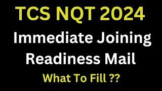 TCS Immediate Joining Mail | Biggest Onboarding Update | TCS Document Checklist Mail | TCS NQT 2024