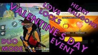 Garena Free Fire - Valentine's Event 2019 - Love Locks & Heart Balloons!!!!