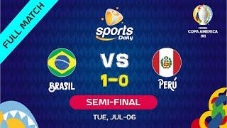 Brazil vs Peru | Semi-final | Full Match ●Copa America 2021 HD●  v  ●   English