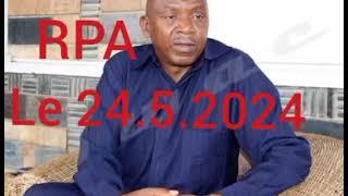 RPA #AMAKURU MU KIRUNDI YO KUWA 24.5.2024 AGATHON RWASA NTANUMWE AGITINYA