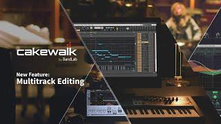 Multitrack Piano Roll Editing