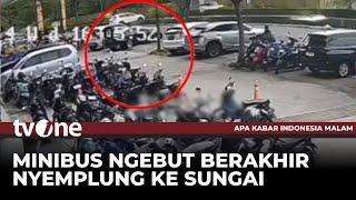 CCTV Detik-detik Minibus Diduga Dikendarai Siswa SMP Masuk Sungai | AKIM tvOne