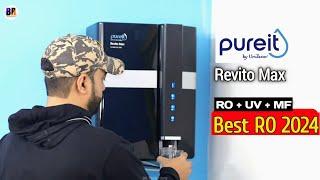 Pureit Revito Max RO+MF+UV Water Purifier Unboxing Review | Best water purifier 2024 | BR Tech Films