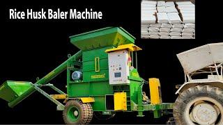 Rice Husk Baler Machine In India | Paddy Husk Baler Machine In India | Rice Husk Packing Machine