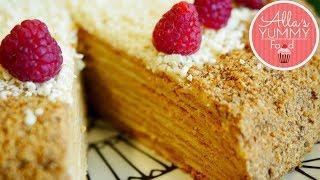 Best Honey Cake Recipe | Medovik | Russian Honey Cake