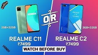 Realme C11 vs C2 comparison - Realme C2 give Better Value compare to Realme C11