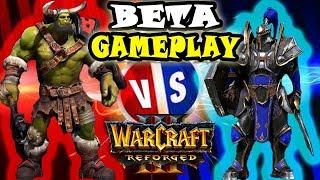 Warcraft 3 Reforged Beta Gameplay Orc vs Human REACTION VIDEO