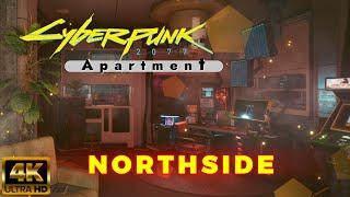 CYBERPUNK 2077 Apartment - NorthSide Gameplay (Ray Tracing 4K 30FPS ULTRA Settings)