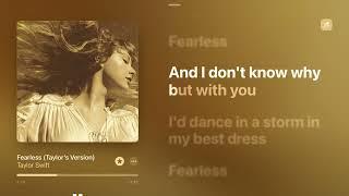 Fearless (Taylor's Version) [Karaoke Version] — Taylor Swift