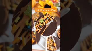 #chocolatepops #chocolate #candystutorials #falltreats #Lollipop #FallVibes #fall