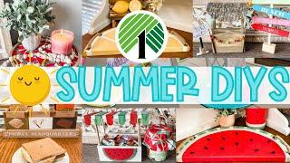 ️ Dollar Tree SUMMER DIYS that won't break the bank! CHEAP & EASY projects for your home!