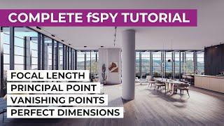 BEST way to use fSpy | ALL Options explained | FULL camera matching workflow with Blender