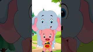 The Elephant Song For Kids I Kids Songs And Nursery Rhymes For Kids #shorts #ytshorts #kids