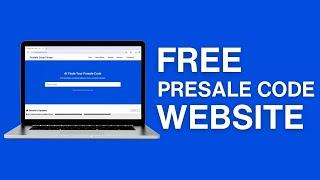 How to Get Ticketmaster Presale Code? | Best FREE Presale Code Website | Presale Code Finder