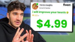 I paid Fiverr tennis coaches to roast my game...