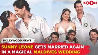 Sunny Leone gets MARRIED to husband Daniel Weber AGAIN after 13 years in Maldives with children