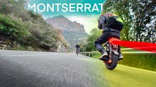 Barcelona to Montserrat on InMotion V14 with Catalan and Spanish Riders - Euro Trip 2024 - Part 4