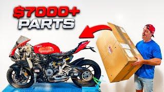 OUR BIGGEST FINANCIAL RISK TO DATE - Wrecked V2 PANIGALE rebuild Ep2