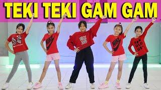 DANCE TEKI TEKI GAM GAM X CLOSE YOUR EYES TIKTOK GOYANG JOGET SENAM ZUMBA TAKUPAZ KIDS