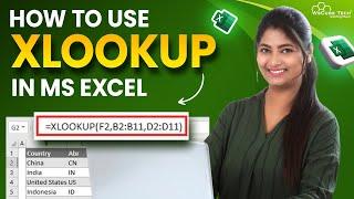 Xlookup in MS Excel | MS Excel full Course for Beginners to Advanced (2024 Edition)