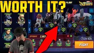 IS KNOWHERE WORTH UPGRADING? - MARVEL Strike Force - MSF