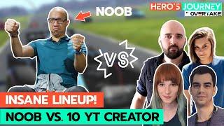 Can a NOOB keep up with Sim Racing Content Creators? | Hero's Journey Ep. 5