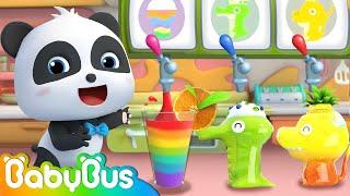 Yummy Rainbow Juice Song | Colors Song, Popcorn Truck | Nursery Rhymes | Kids Songs | BabyBus