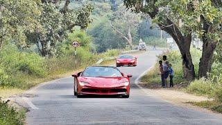 20+ Ferrari's in Coorg, Madikeri | 2024 Esperienza Ferrari Rally Part 1