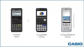 Casio Education Webinar: Introducing Casio Graphing Calculator Technology