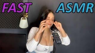 ASMR fast,aggressive,mouth sounds,tapping sounds