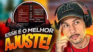 ESSE É O MELHOR AJUSTE DE TODOS PRA VOCE USAR NA NOVA ATUALIZAÇÃO DO FREE FIRE!!